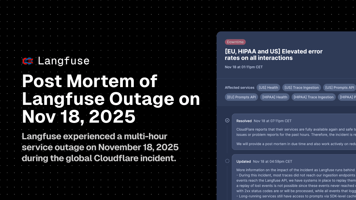 Incident Report for Nov 18, 2025